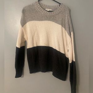 American Eagle Tri- Colored Sweater
